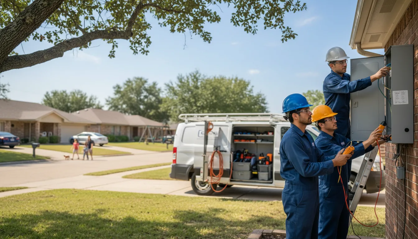 Certified electrician providing emergency electrical services in Burwell, NE
